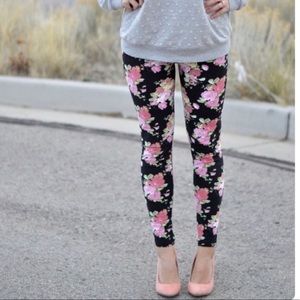 Floral leggings